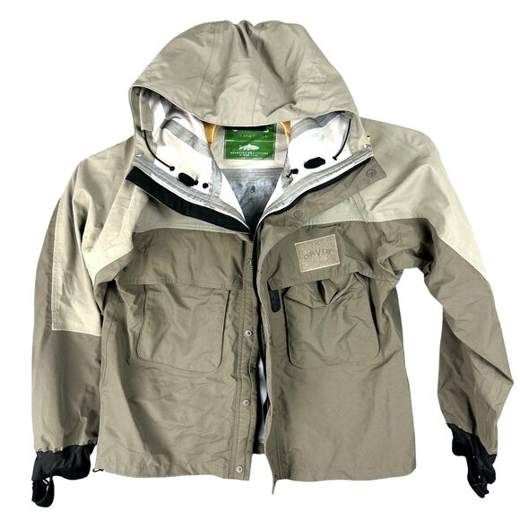 Orvis Flyfishing Wading  Jacket S Hooded Insulated Waterproof Taped Seams 2A1A - Picture 3 of 16